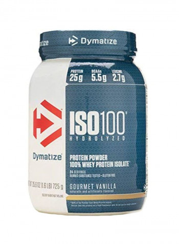 ISO 100 Hydrolyzed Protein Powder - Gourmet Vanilla