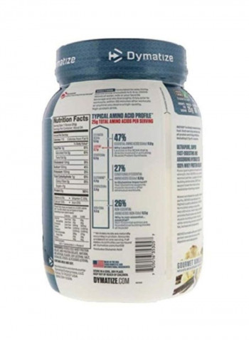 ISO 100 Hydrolyzed Protein Powder - Gourmet Vanilla