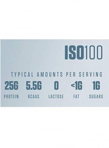 ISO 100 Hydrolyzed Protein Powder - Gourmet Vanilla