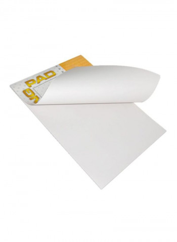 12-Piece A3 Tracing Pad White/Yellow/Red