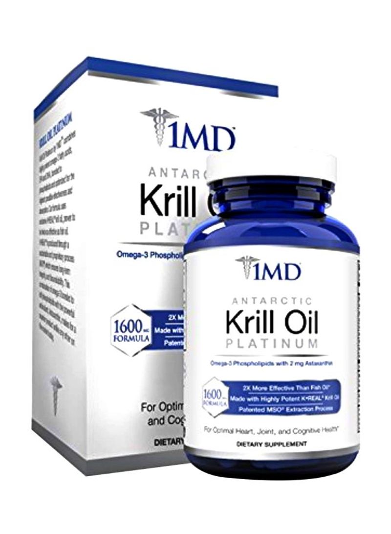 Krill Oil Platinum Dietary Supplement - 60 Capsules