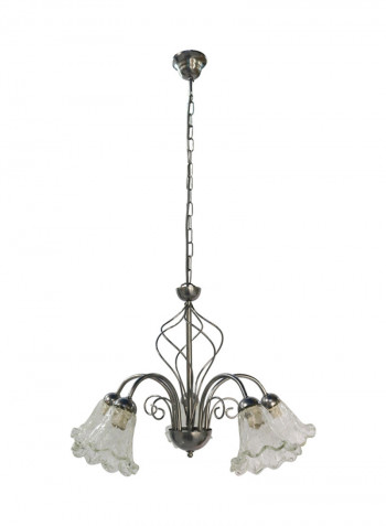 Chandelier Silver/Clear 600x400millimeter