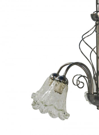 Chandelier Silver/Clear 600x400millimeter