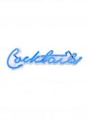 2-Piece Cocktails Neon Light Set White