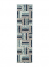 Monaco Collection Modern Area Rug Multicolour 66.04 x 243.84centimeter
