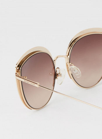 Women's UV Protection Cat Eye Sunglasses - Lens Size: 55 mm