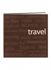 Travel Faux Suede Scrapbook Brown/White reviews Travel Faux Suede Scrapbook Brown/White