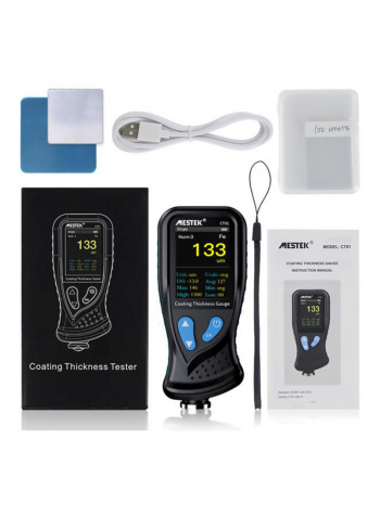 Coating Thickness Gauge Tester Black