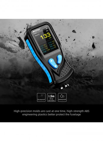 Coating Thickness Gauge Tester Black