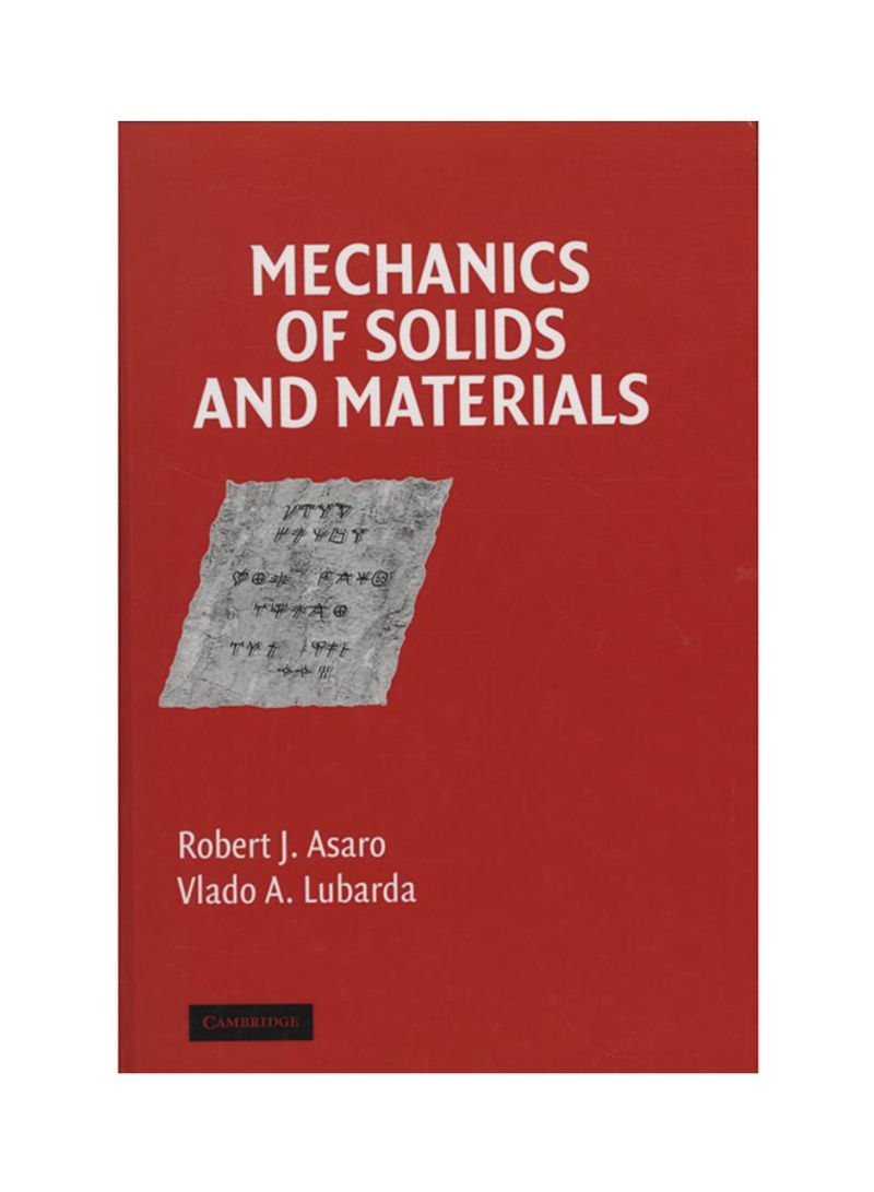 Mechanics Of Solids And Materials Paperback