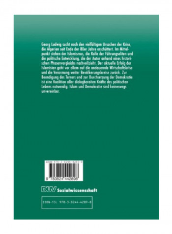 Militar, Islamismus Und Demokratie In Algerien (1978 Bis 1995) Paperback