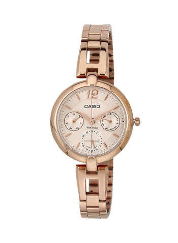 Women's Stainless Steel Watch LTP-E401PG-9AVDF