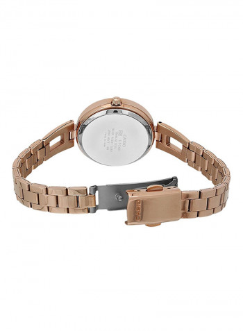 Women's Stainless Steel Watch LTP-E401PG-9AVDF