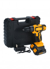 Electric Cordless Drill Driver Black/Orange