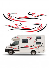 Self-Adhesive Side Body Sticker for Camper Caravan RV Trailer