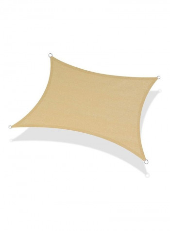 Sun Shade Sail Awning Beige 4.88 x 4.88meter