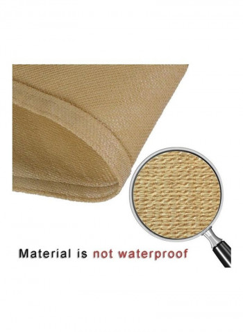 Sun Shade Sail Awning Beige 4.88 x 4.88meter