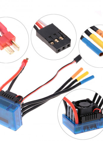 3674 2250KV 4P Sensorless Brushless Motor With 120A Brushless ESC For 1/8 RC Car Truck 11 x 6.5 x 9cm