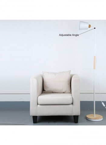 Creative Metal Rotating Floor Lamp White 47 x 31 x 16centimeter