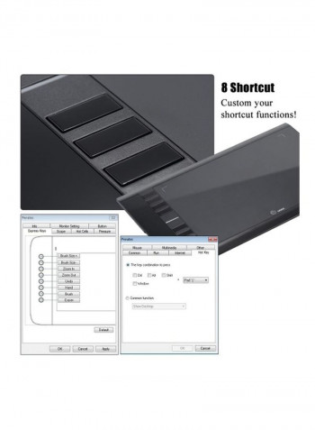 Digital Graphics Drawing Tablet Black