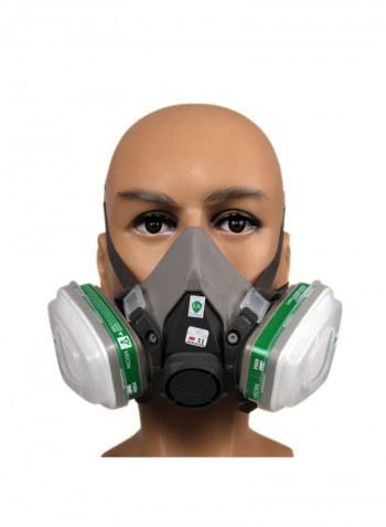 Half Face Respirator Gas Mask Multicolour 20 x 20 x 10centimeter