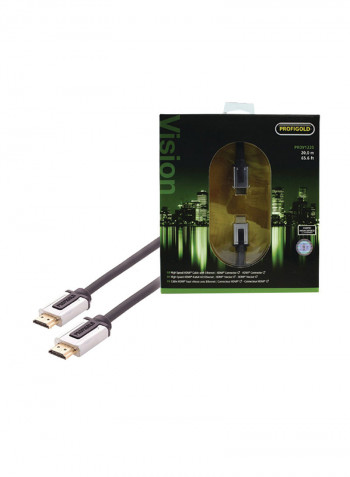 High Speed HDMI Cable With Ethernet 20meter Black