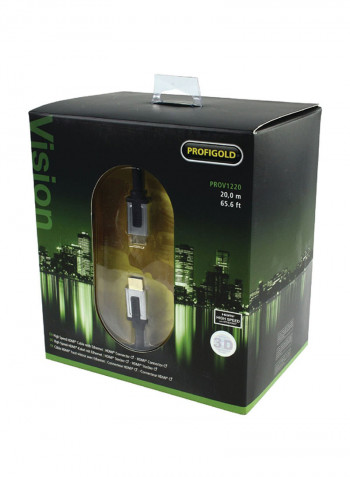 High Speed HDMI Cable With Ethernet 20meter Black