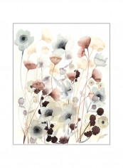 NC Bespoken Blossoms I Wall Poster Multicolour 80x85x3.5centimeter