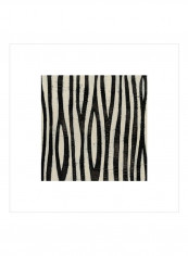 Hieroglyph XVI Wall Poster White/Black/Beige 65x65x3.5centimeter