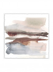 Earth Horizon VI Wall Poster Brown/Grey 75x3.5x75centimeter