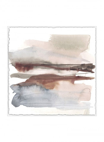 Earth Horizon VI Wall Poster Brown/Grey 75x3.5x75centimeter