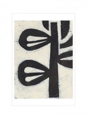 Symbiotic V Wall Poster Black/White 75x80x3.5centimeter