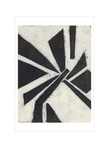 Symbiotic VI Wall Poster Black/White 75x80x3.5centimeter