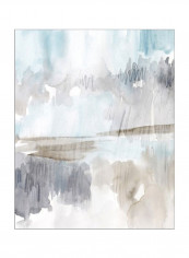 Steel Stratus II Wall Poster Blue/Grey/Beige 80x85x3.5centimeter