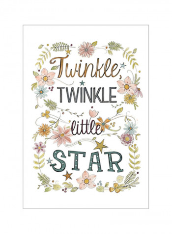 Sweet Sayings II Wall Poster Multicolour 75x80x3.5centimeter