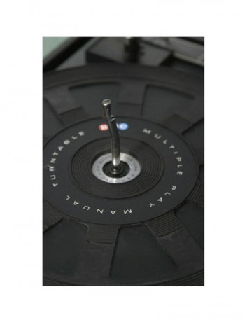 Turntable III Wall Poster Black/White 70x80x3.5centimeter