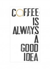 Hospitality III Wall Poster Black/White 75x80x3.5centimeter