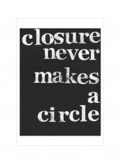 Friendship III Wall Poster Black/White 75x80x3.5centimeter