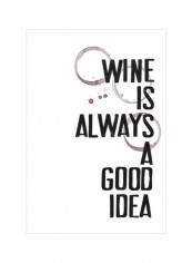 Hospitality V Wall Poster Black/White 75x80x3.5centimeter
