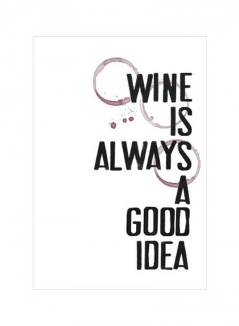 Hospitality V Wall Poster Black/White 75x80x3.5centimeter