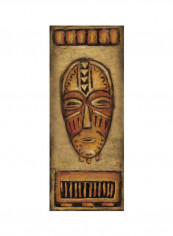 Swahili I Wall Poster Brown/Black/Red 45x80x3.5centimeter