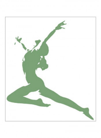 In Motion VII Wall Poster Green 75x75x3.5centimeter
