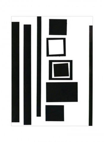 Prestige I Wall Poster Black/White 60x75x3.5centimeter