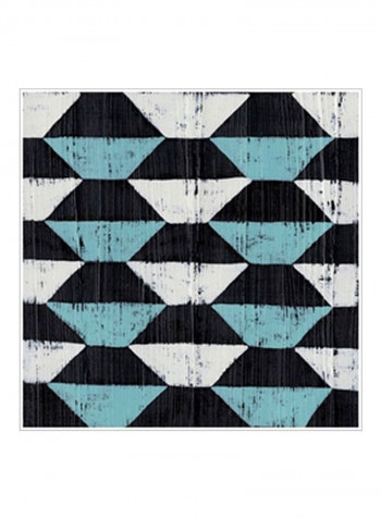 Over Under VII Poster Black/Blue/White 65x65x3.5centimeter