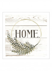 Family Farmhouse I Poster Brown/White 80x80x3.5centimeter