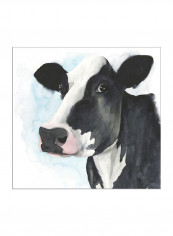 Farmhouse Friend I Wall Poster Black/White 80x80x3.5centimeter