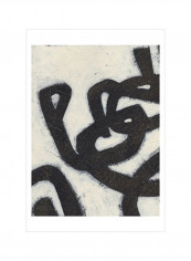 Symbiotic I Wall Poster Black/White 75x80x3.5centimeter