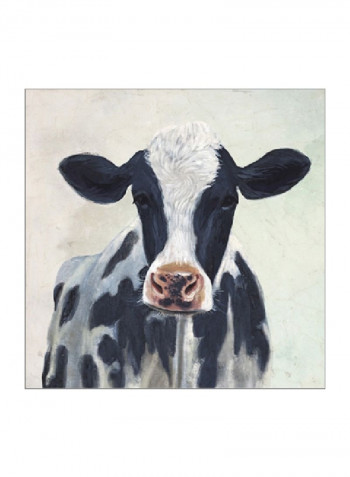 Over the Gate II Wall Poster Grey/White/Brown 80x80x3.5centimeter