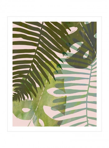 Tropical Tangle I Poster Green 80x85x3.5centimeter