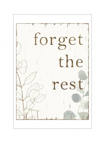 Farmhouse Mantra II Poster Brown/White 75x80x3.5centimeter